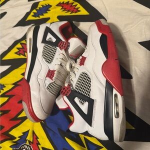 2020 Air Jordan Retro 4 Fire Red Men’s Shoes 9.5